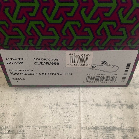 Tory Burch clear mini miller jellies - Picture 3 of 3